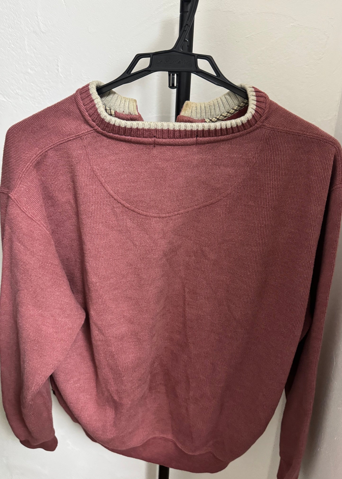 【ユニセックス】紅色デザイントップス