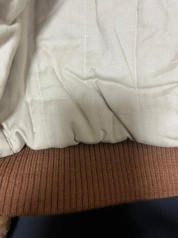 レザーフライトジャケット ライトブラウン