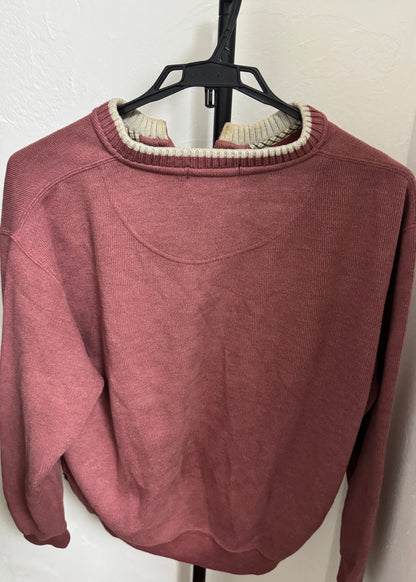 【ユニセックス】紅色デザイントップス
