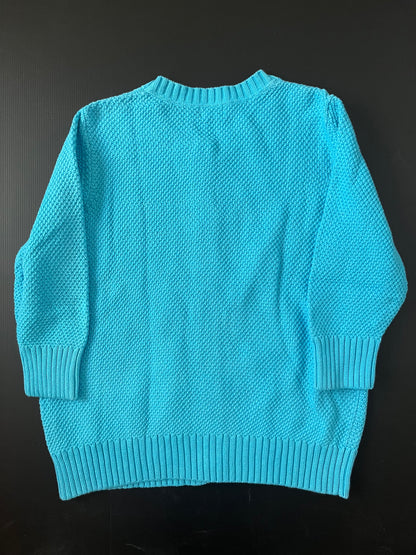 水色 カーディガン XL